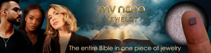 Jewelry In Bible Times: Silver Cross with Scripture by My Nano Jewelry