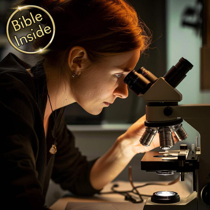 Worlds Smallest Bible Pendant Under the Microscope From My Nano Jewelry